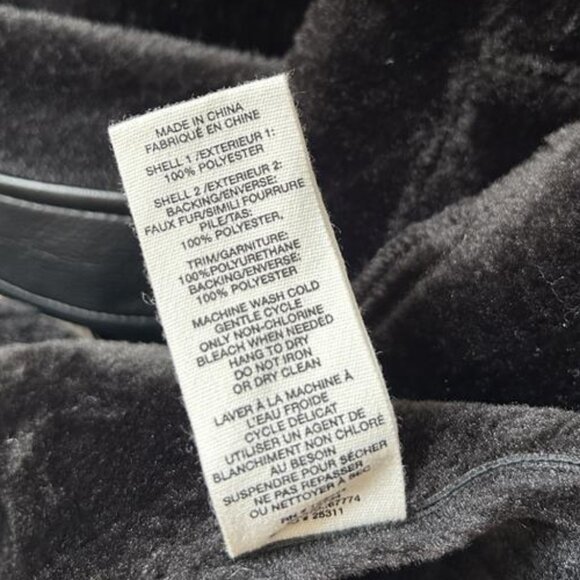 Faux Leather Asymmetric Moto Coat - Picture 5 of 5